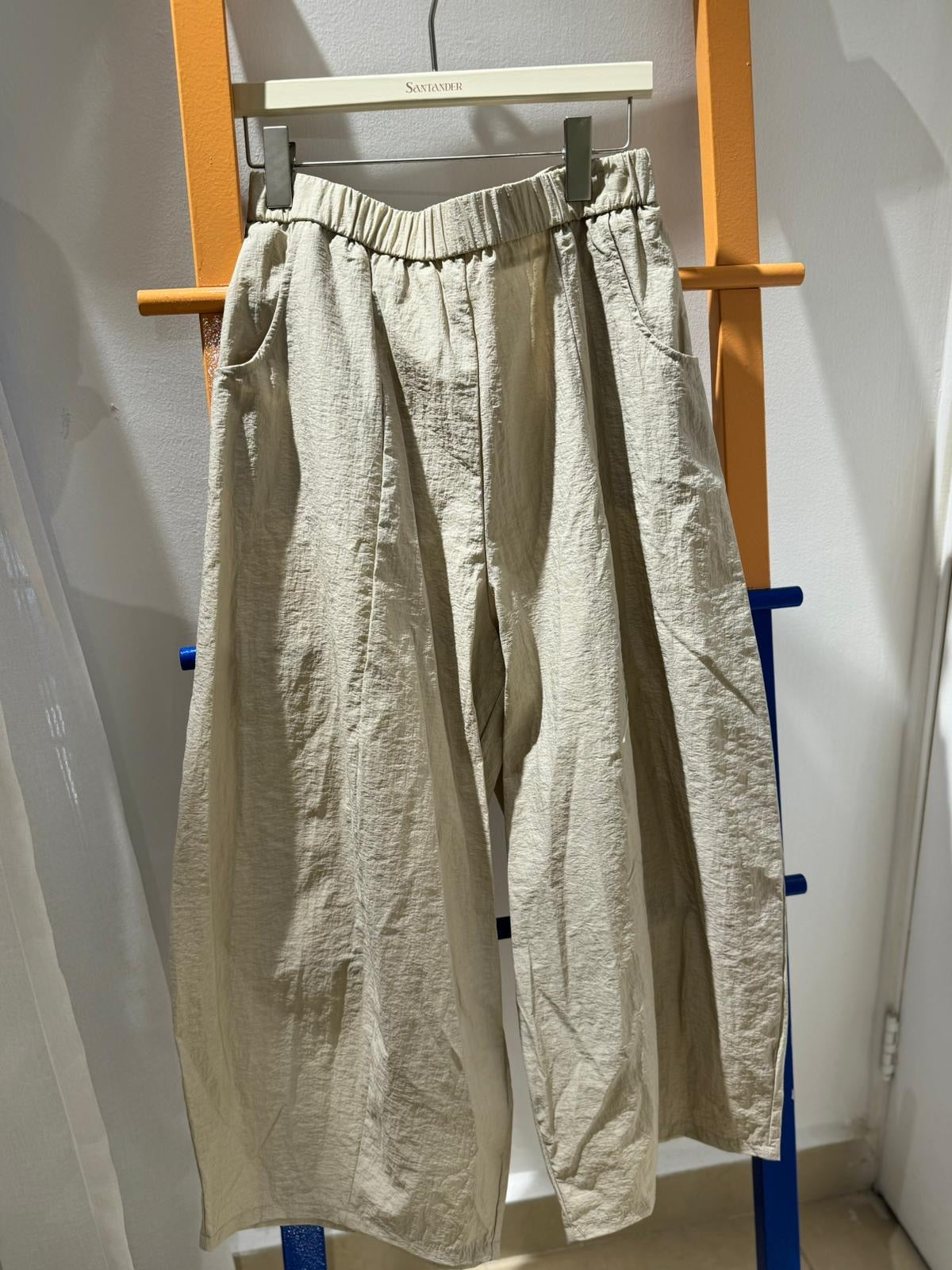 BEIGE Women Trousers - 800059