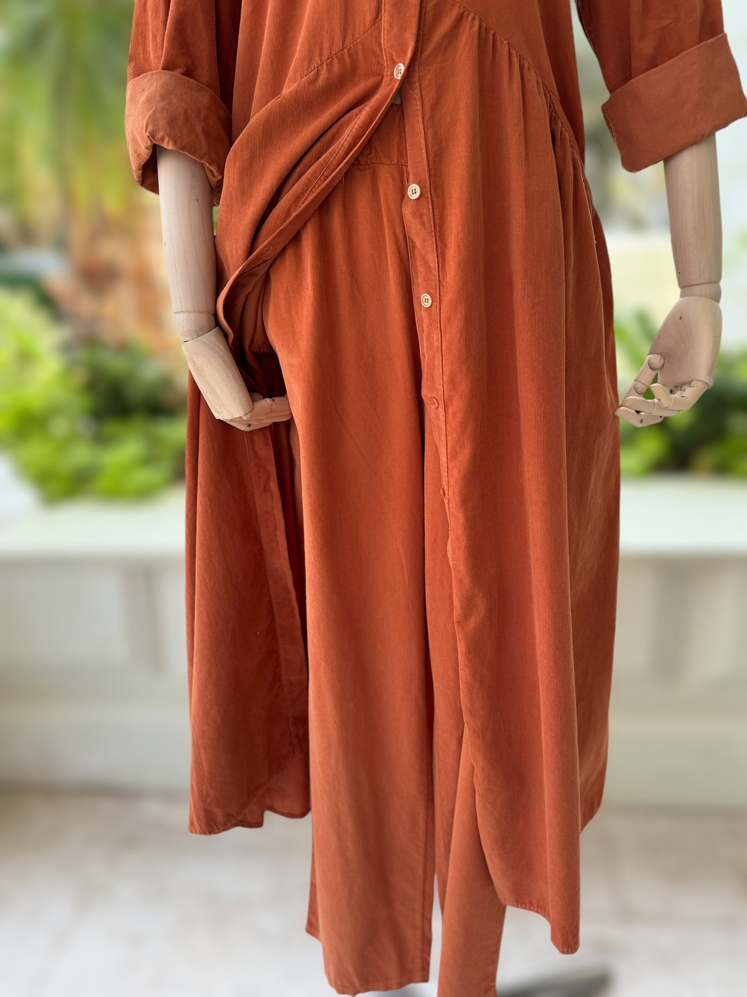 VELVET PANT ORANGE 64 23043
