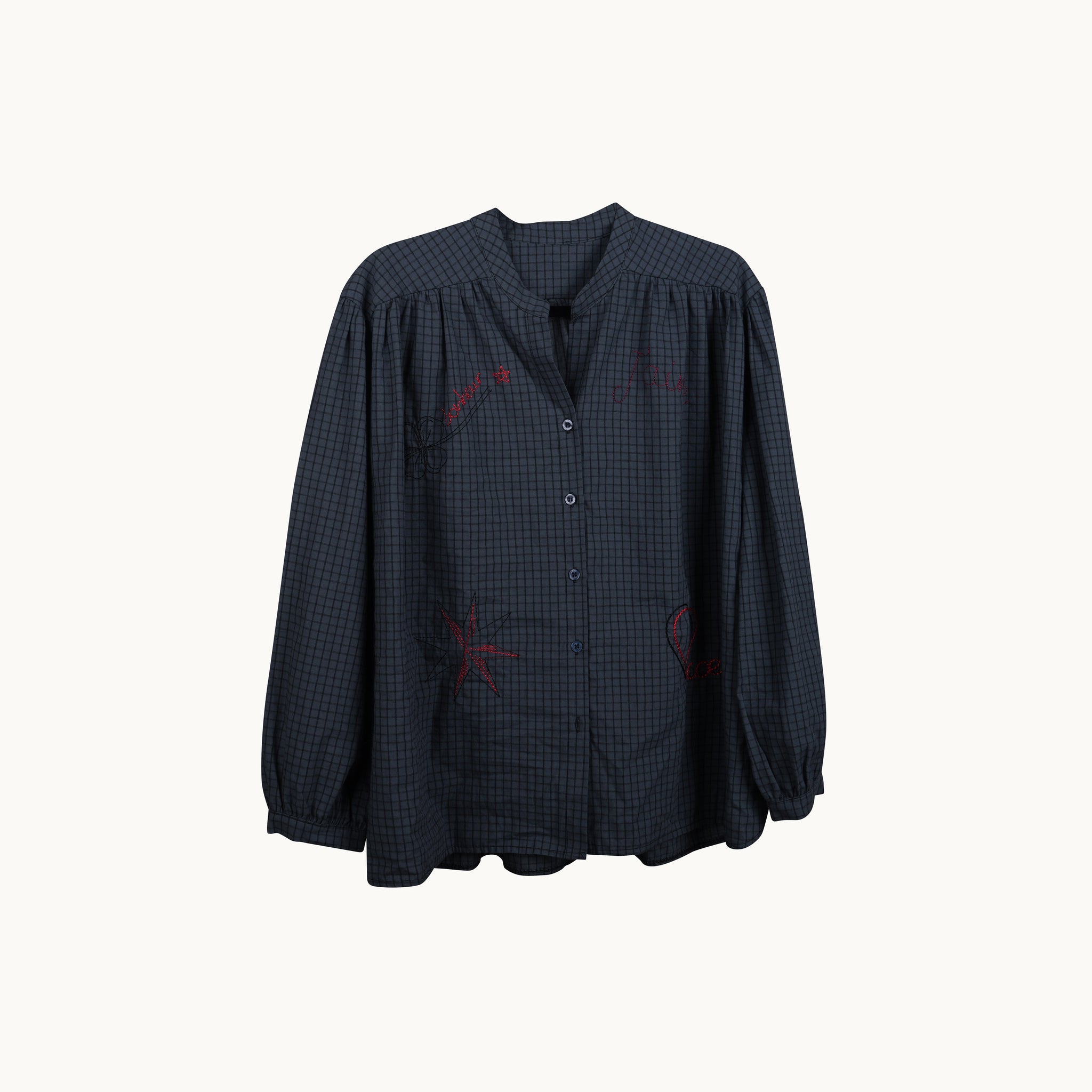 WOMEN SHIRTS NAVY BLUE - 18718 UNI