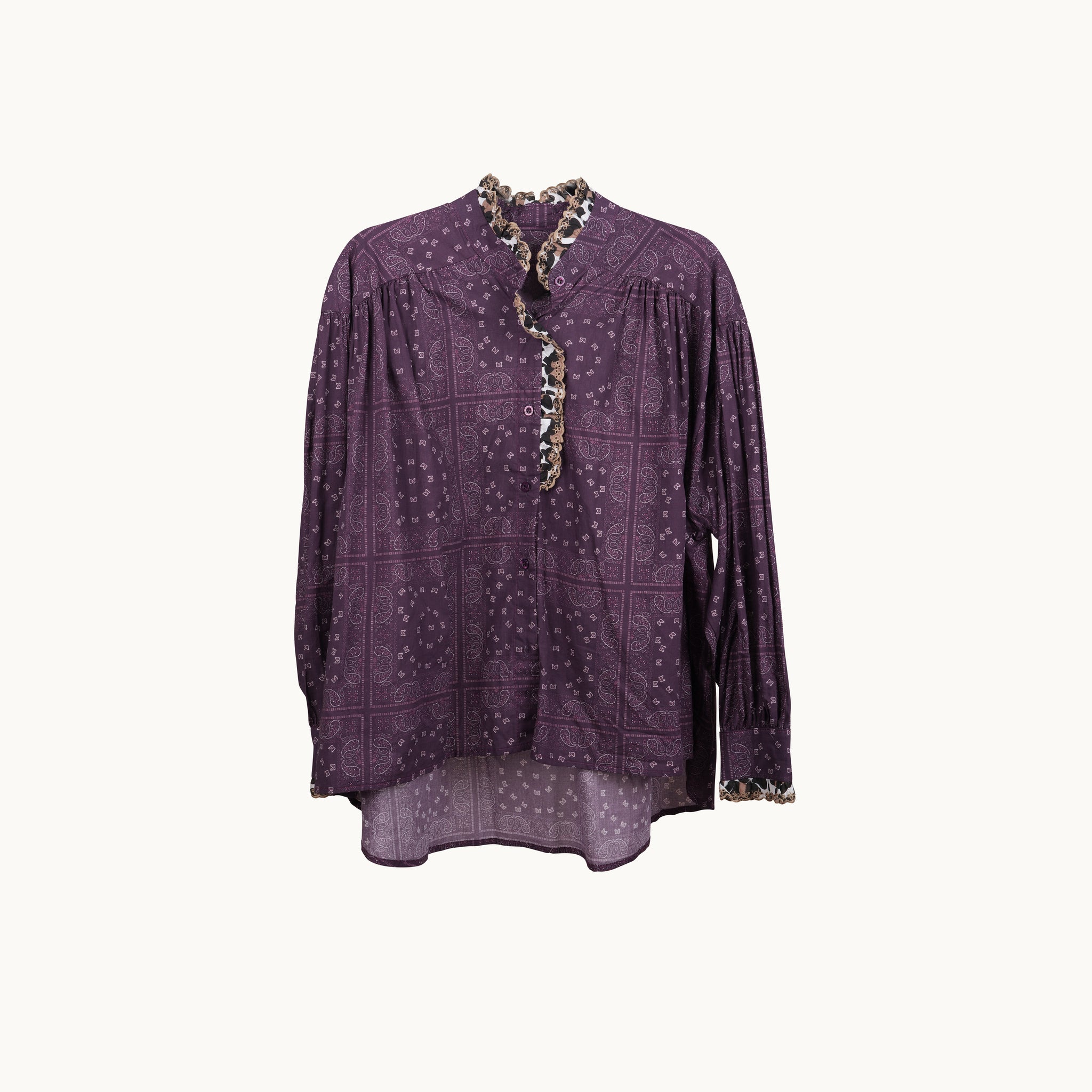 WOMEN SHIRTS PURPLE - 97462