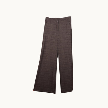 WOMEN PANTS DARK BROWN - 5334530