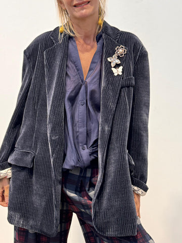Chaqueta Pana - Navy blue G-0019