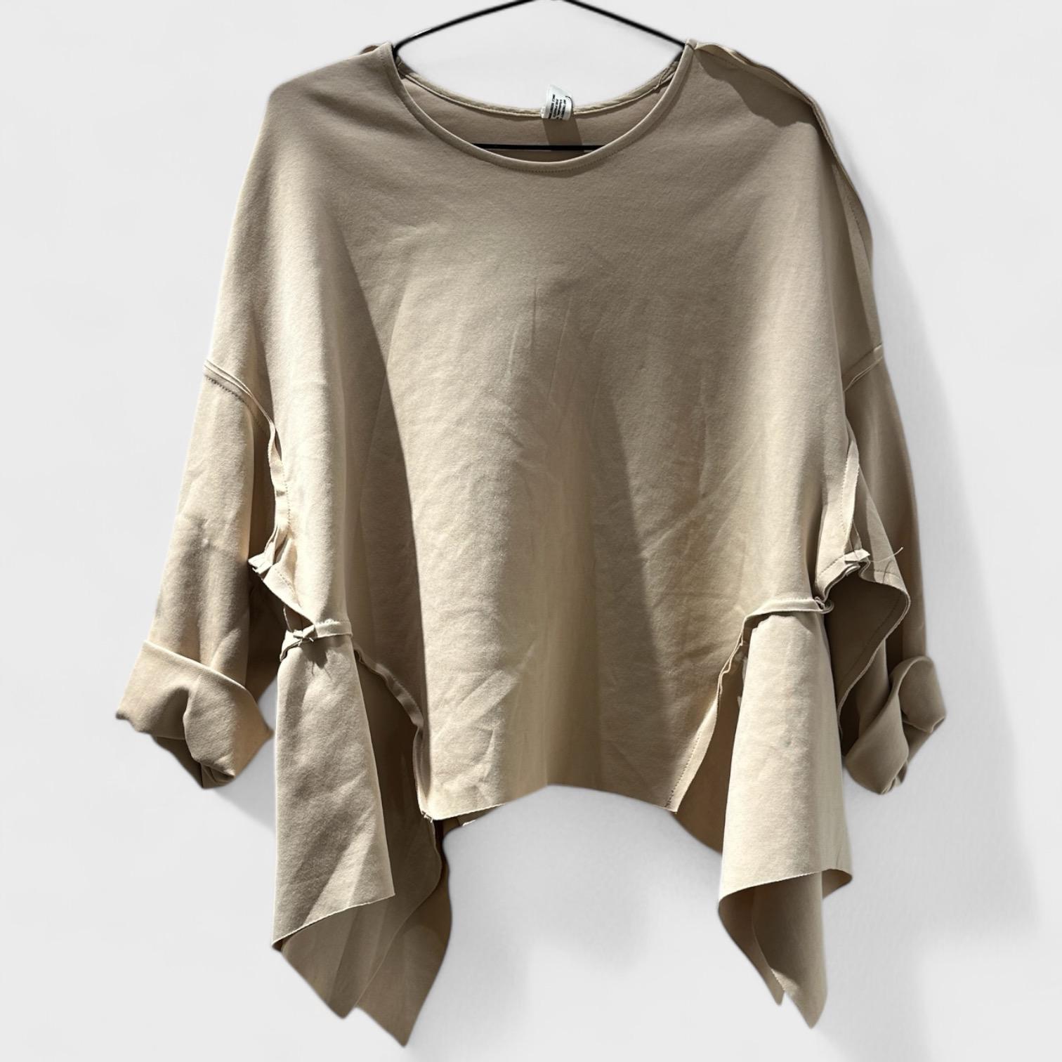 WOMEN T-SHIRT BEIGE - 230003