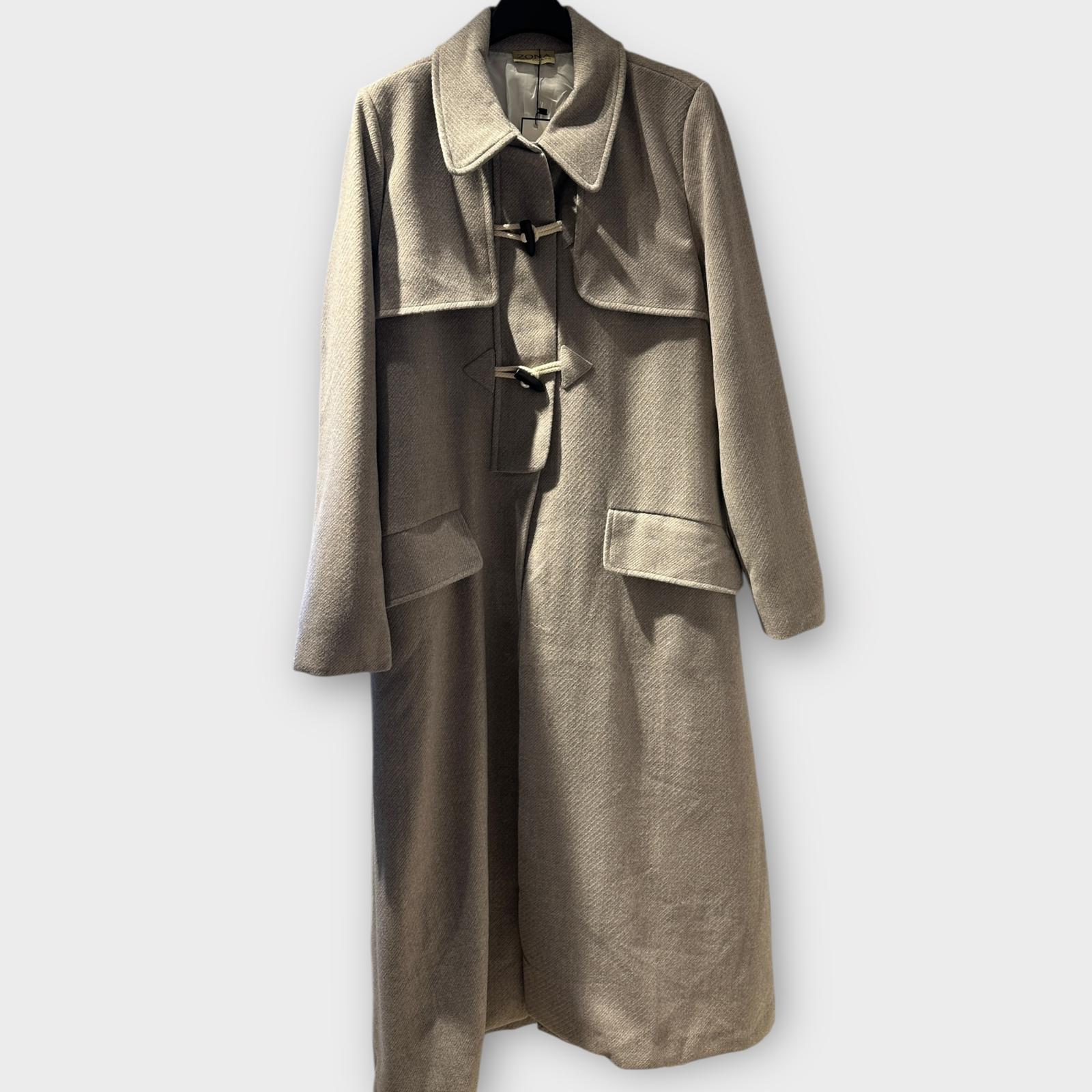 GRAY LONG COAT 50 8356