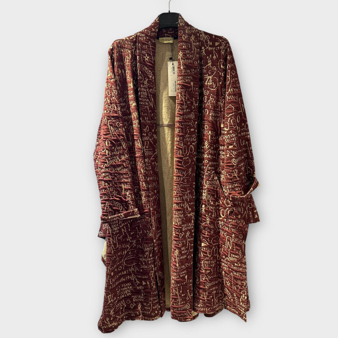 MARRON LONG CARDIGAN 44 53678