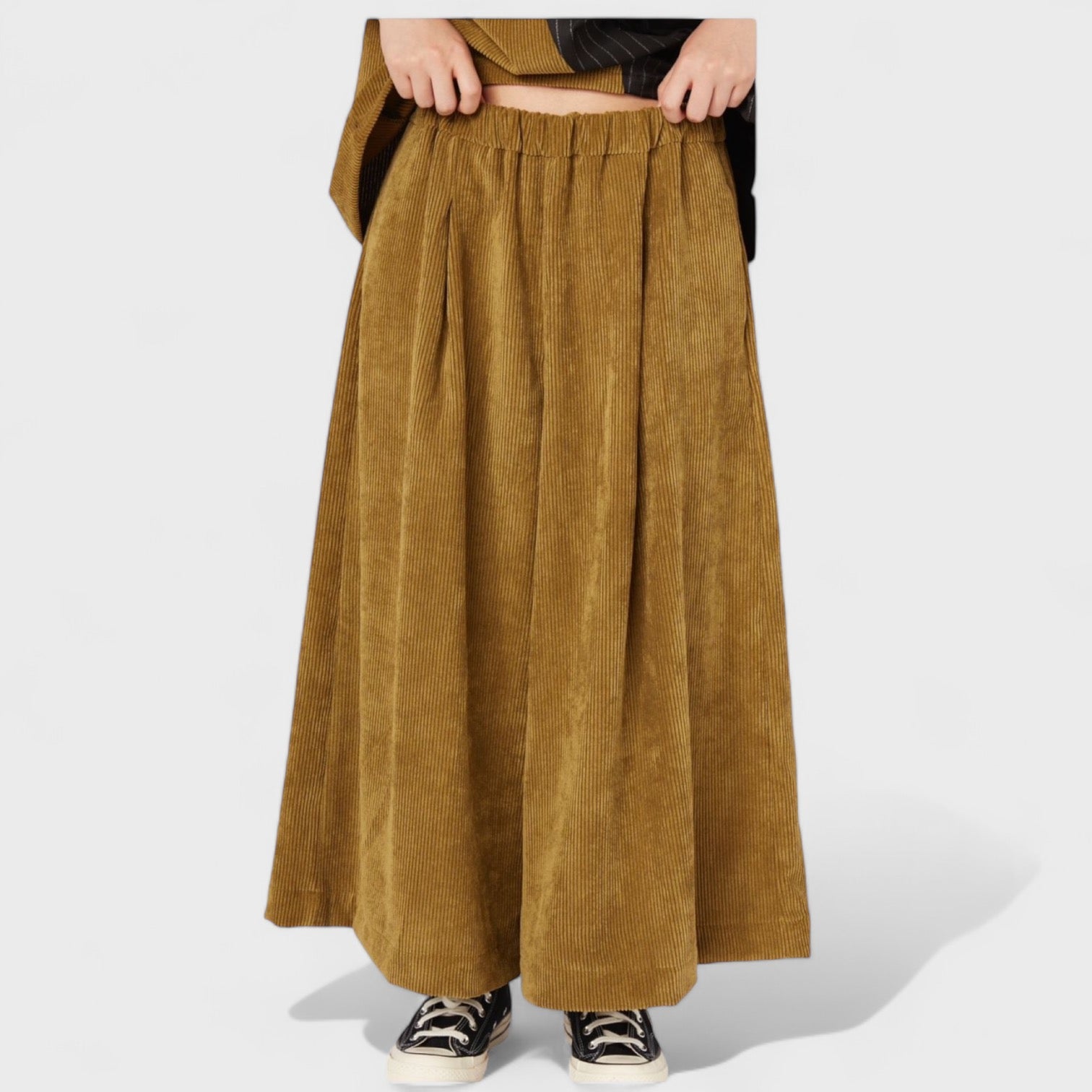 WOMEN TROUSERS YELLOW - 824083