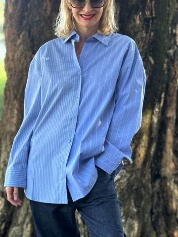 CAMISA - BLUE BUTTON SHIRT - 2329