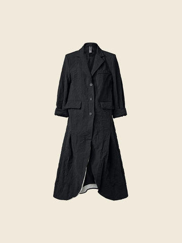 LINED SINGLE BREASTED JACKET - BLACK - 224395