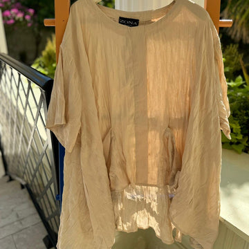 TOP - BEIGE BLOUSE - 504