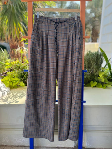 Pantalon Cuadros - Brown G-01904