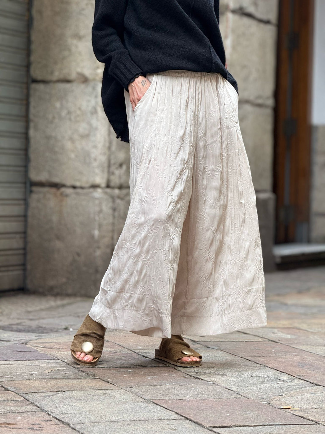 PANTALON - BEIGE PANTS - 9870