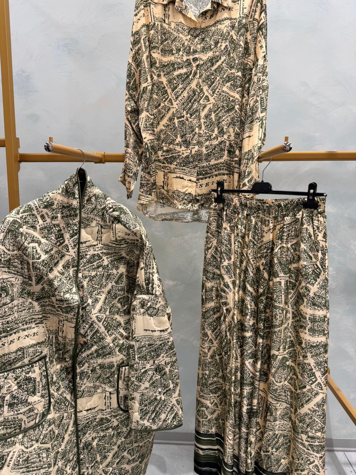 SILK PANT GREEN 15 88095