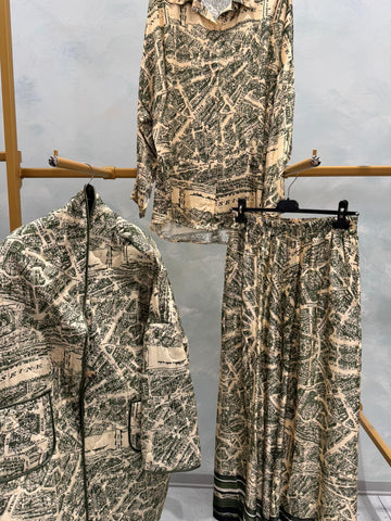SILK PANT GREEN 15 88095