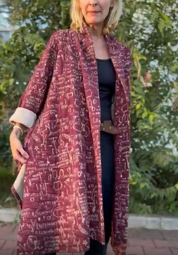 MARRON LONG CARDIGAN 44 53678