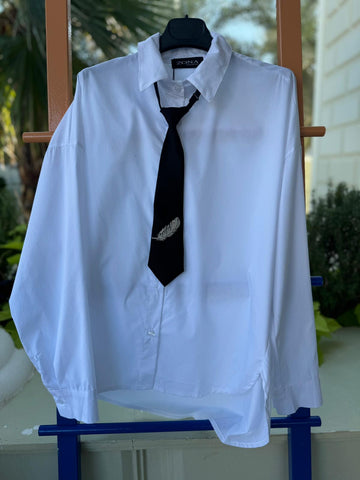 Camisa Corbata - White 49c3-G01510