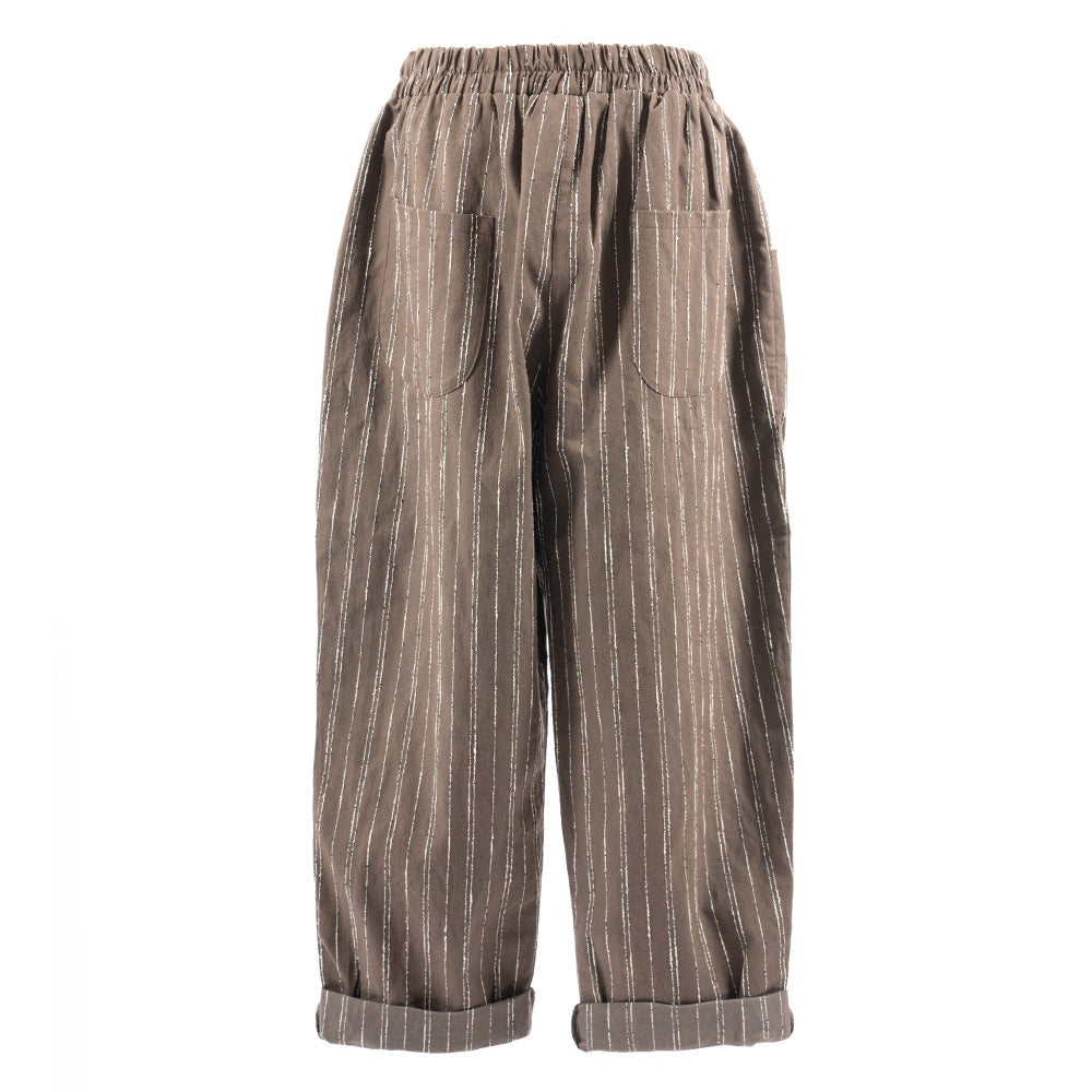 PANTALON RAYAS - 56352 - BROWN