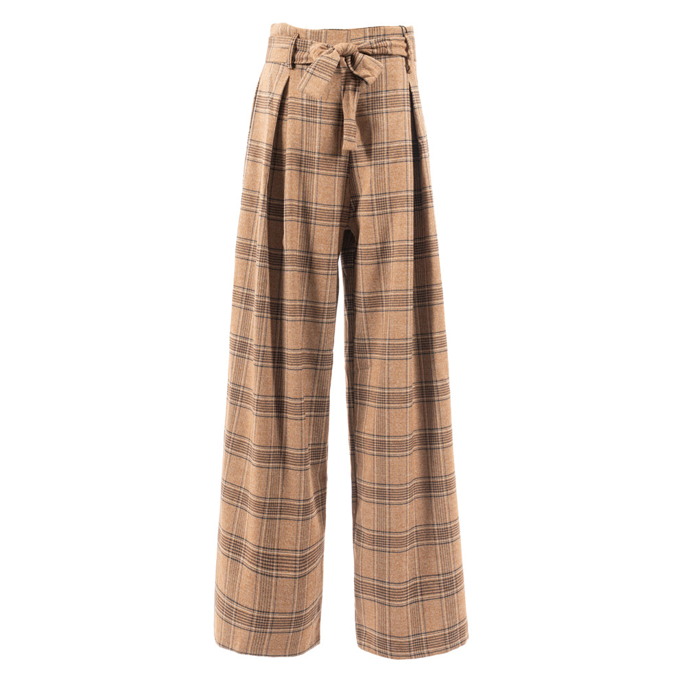 PANTALON CINTURON - 6512-c17 - BROWN