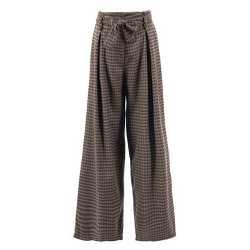 PANTALON CINTURON - 6512-c17 - DARK BROWN