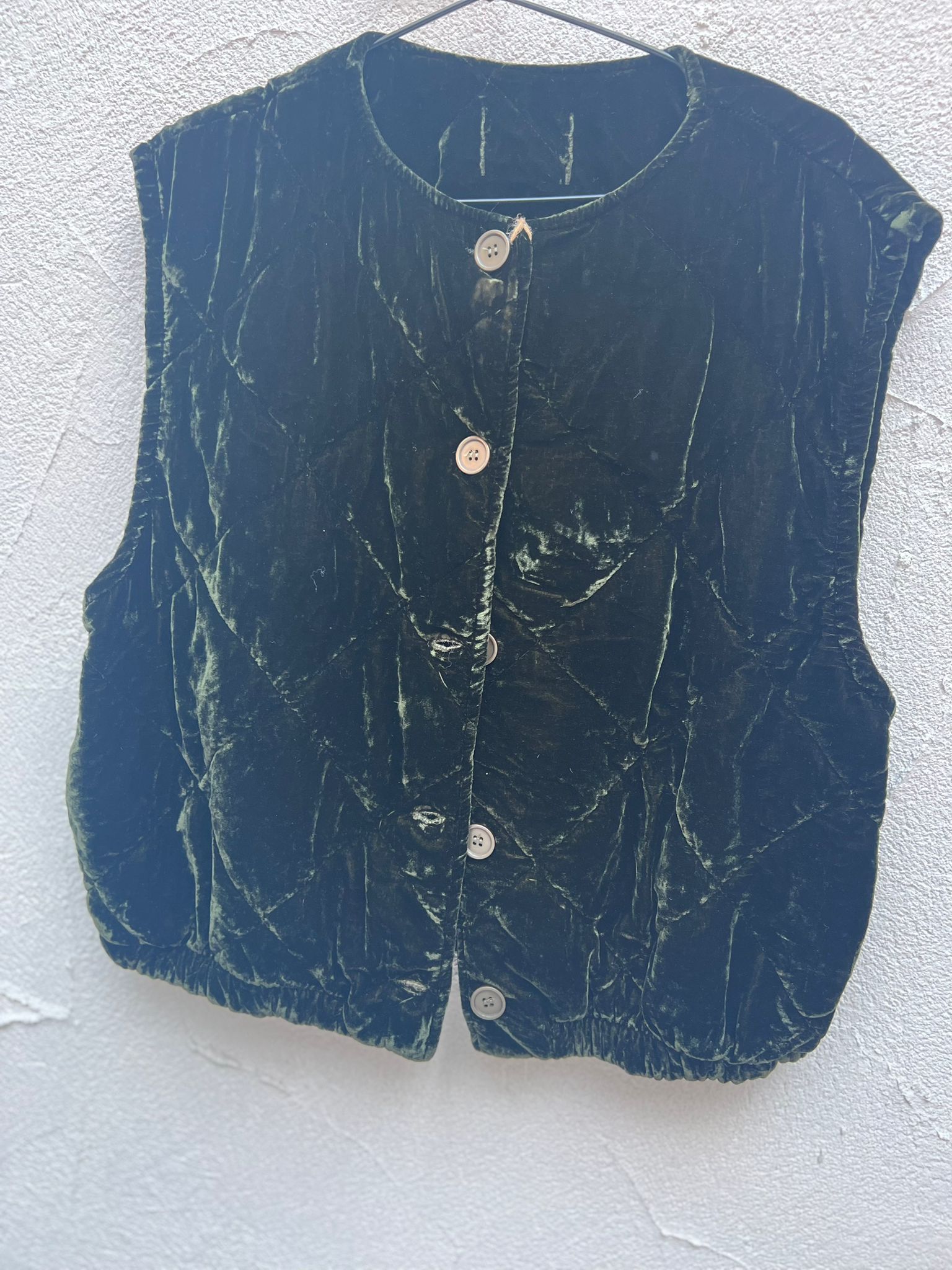 VESTE GILET - GREEN - 81708