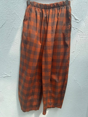PANTALONE DONNA - MUSTARD & BLUE - 67625PCST