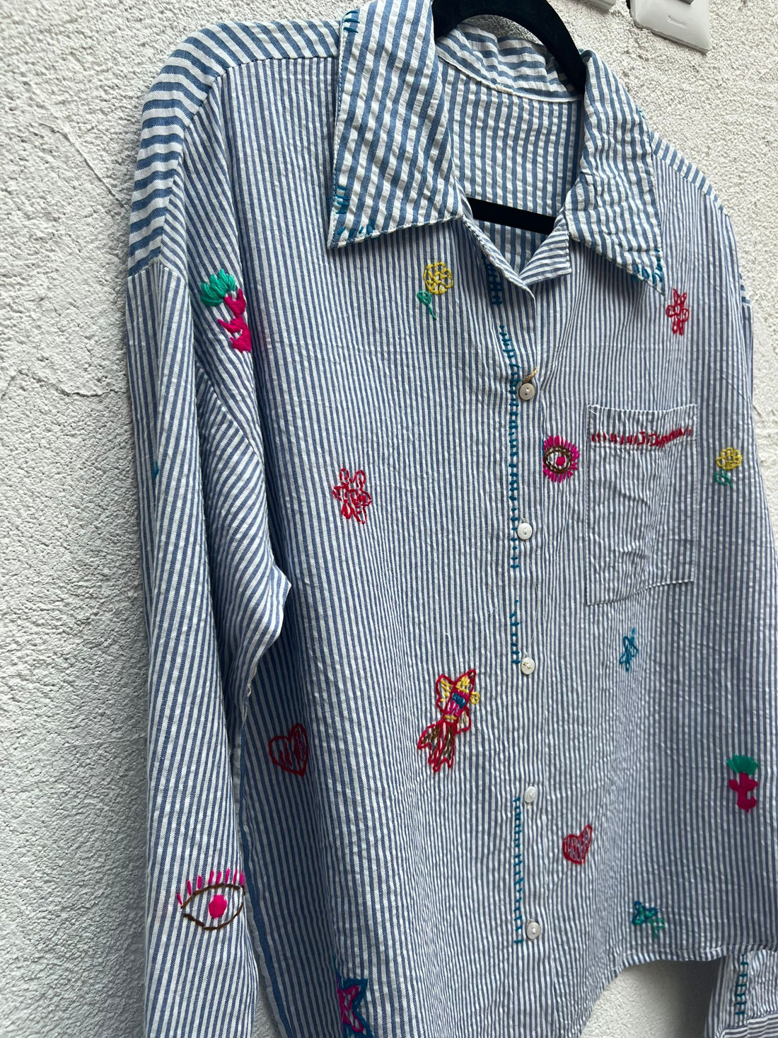 CHEMISE/TUNIQUE - BLUE - SS25-020