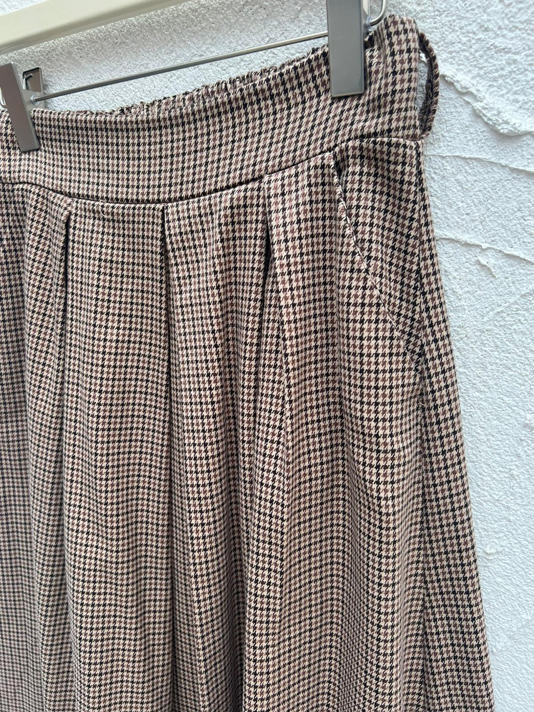 JUPE/SKIRT - BLACK & BROWN - 52123Q5