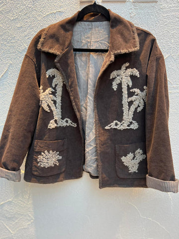 VESTE GILET - BROWN - 1100336VEL