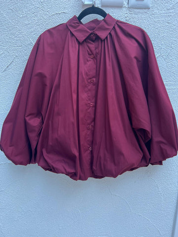 CHEMISE/TUNIQUE - MAROON - 76725PN