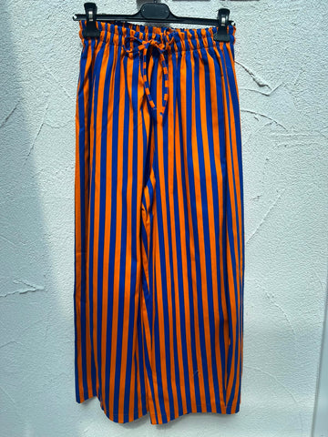 PANTALON - BLUE & ORANGE - 83341