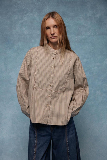 CAMICIA - BEIGE - QC6173