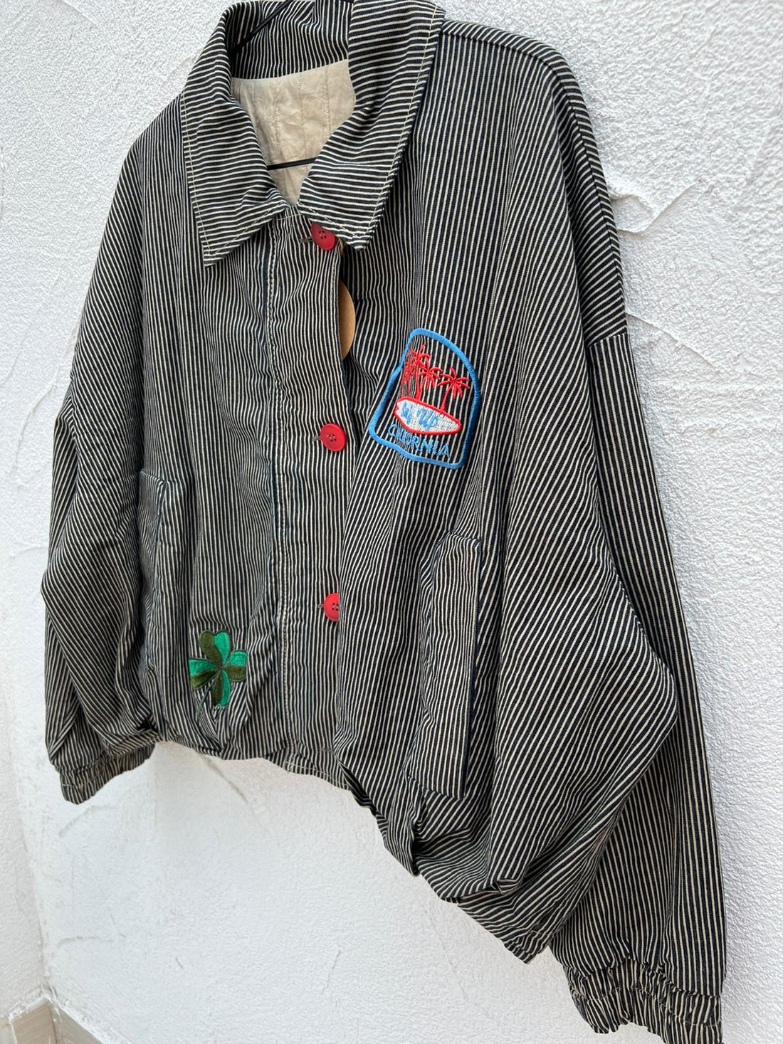 VESTE GILET - NAVY BLUE & OLIVE GREEN - 1101094newsey