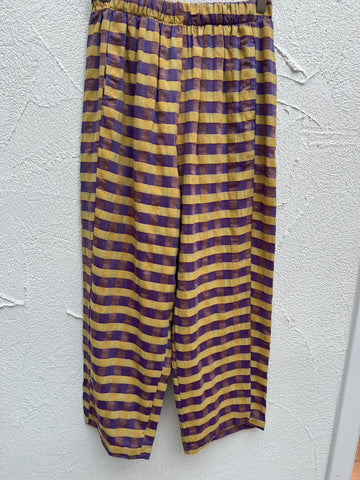 PANTALON - YELLOW & PURPLE - IS950053