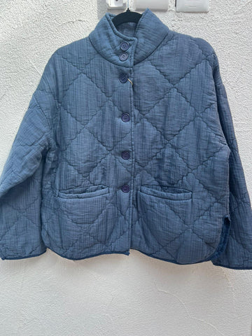 VESTE GILET - BLUE - 81705L