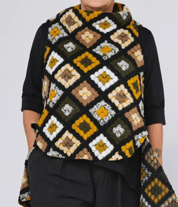 GILET DONNA - YELLOW & BLACK - 110484