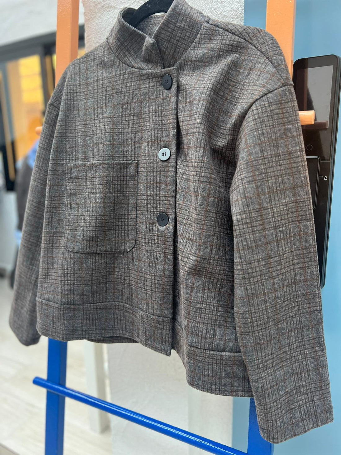 GIACCA DA DONNA - BROWN & DARK GRAY - 9024