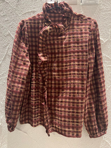 CHEMISE/TUNIQUE - MAROON & PINK - 1100893-EDNA