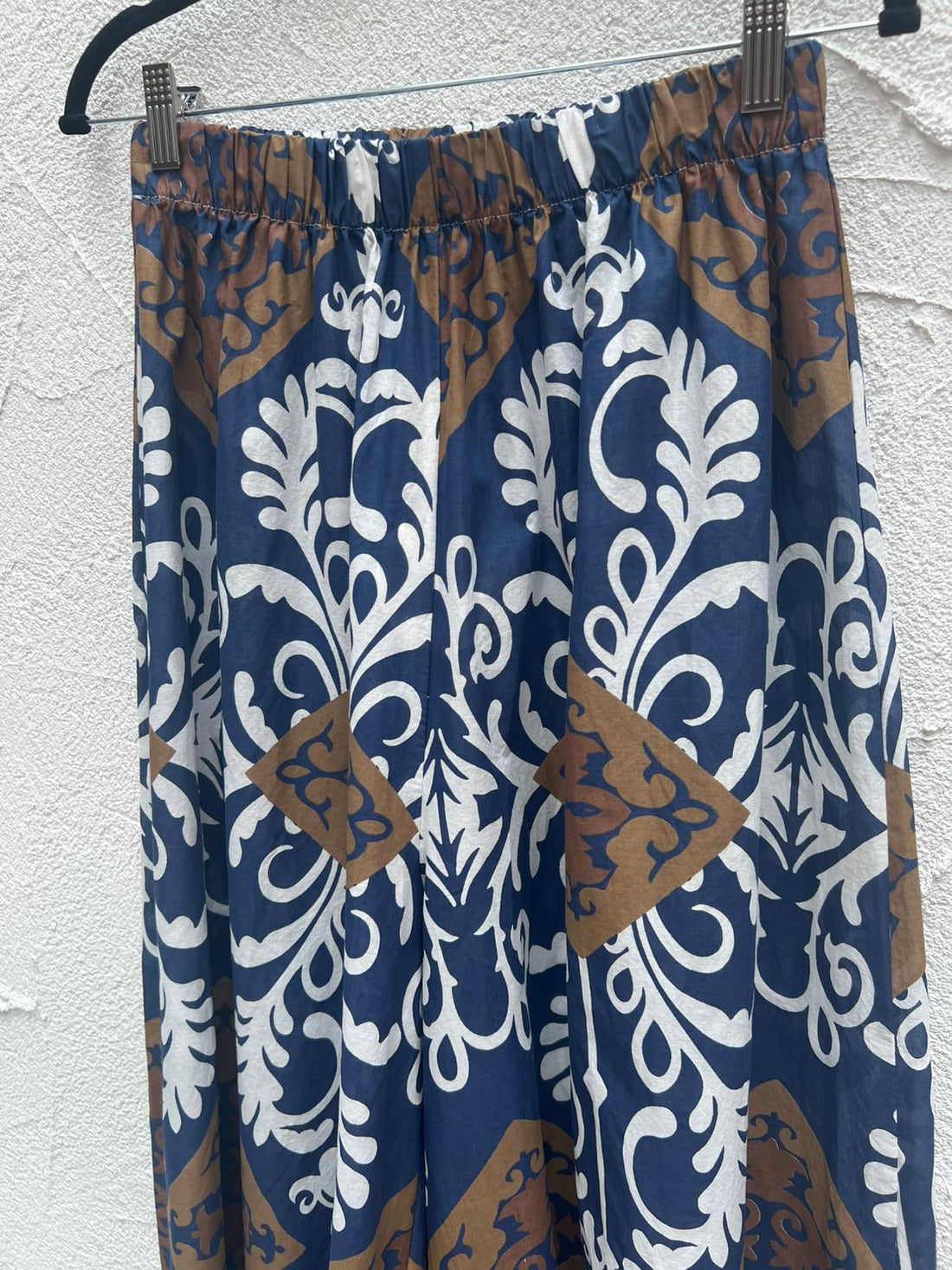 WOMEN'S PANTS - NAVY BLUE & WHITE - A6669-M11