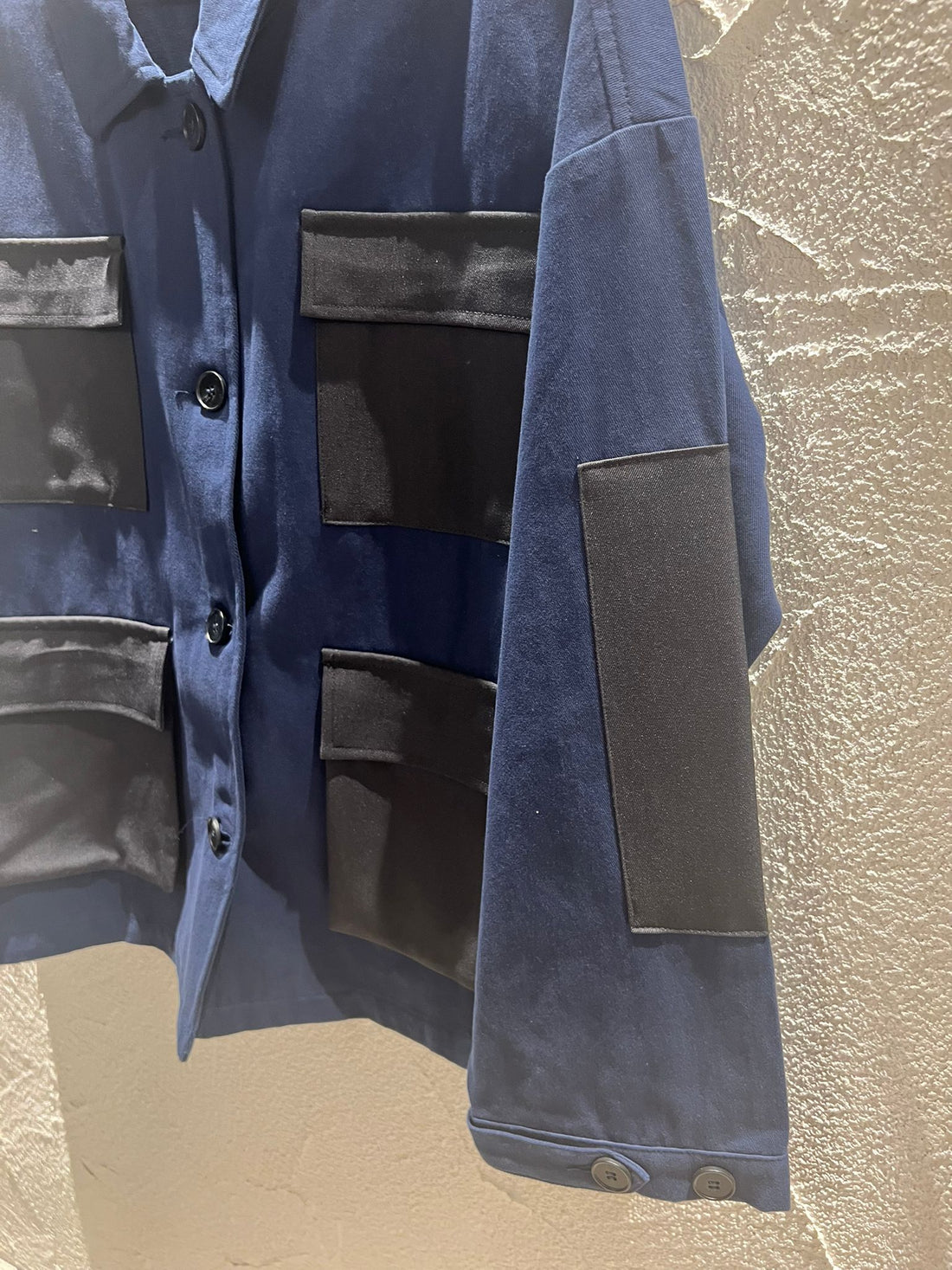 VESTE GILET - BLUE & GRAY - WM2336