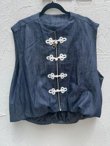 WOMEN'S JACKET - DENIM BLUE - A8155-N95