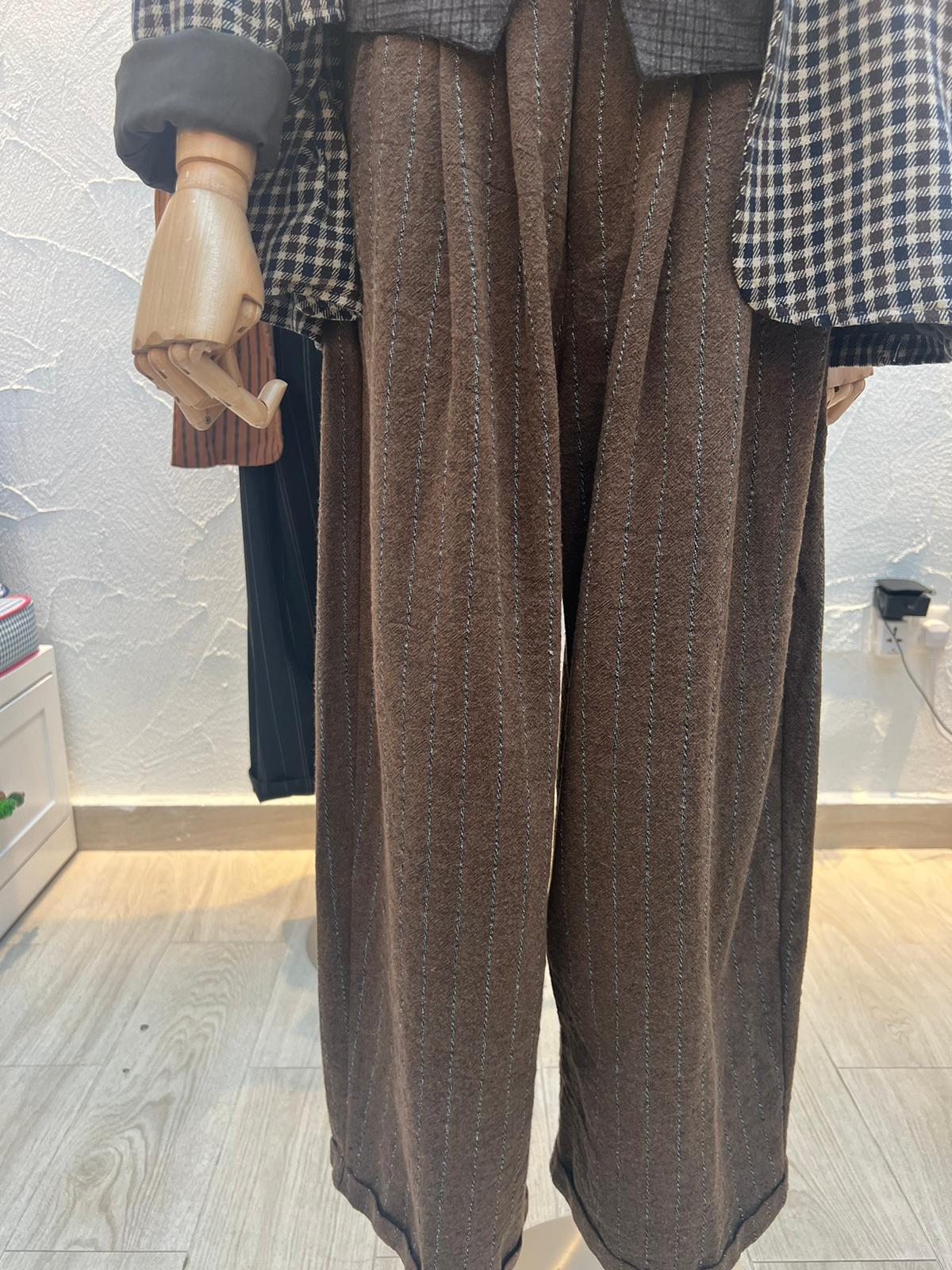 PANTALON - BROWN - 9500360A-81030