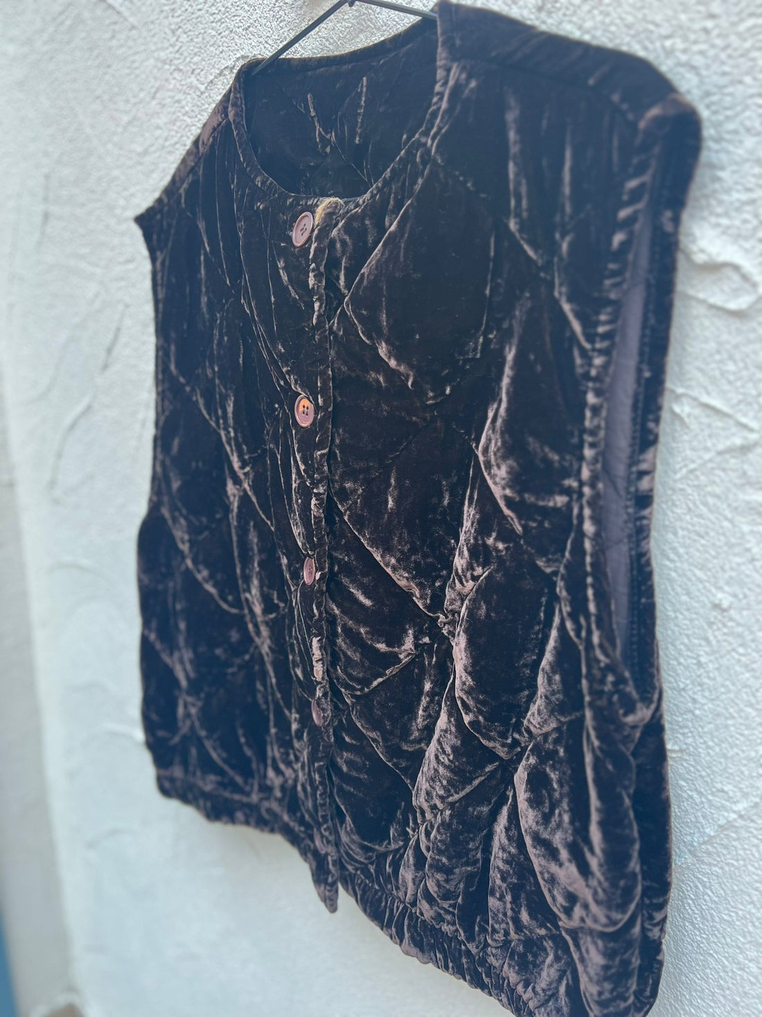 VESTE GILET - BROWN - 81708