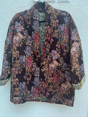 VESTE GILET - BROWN & MAROON - 88021JQ6