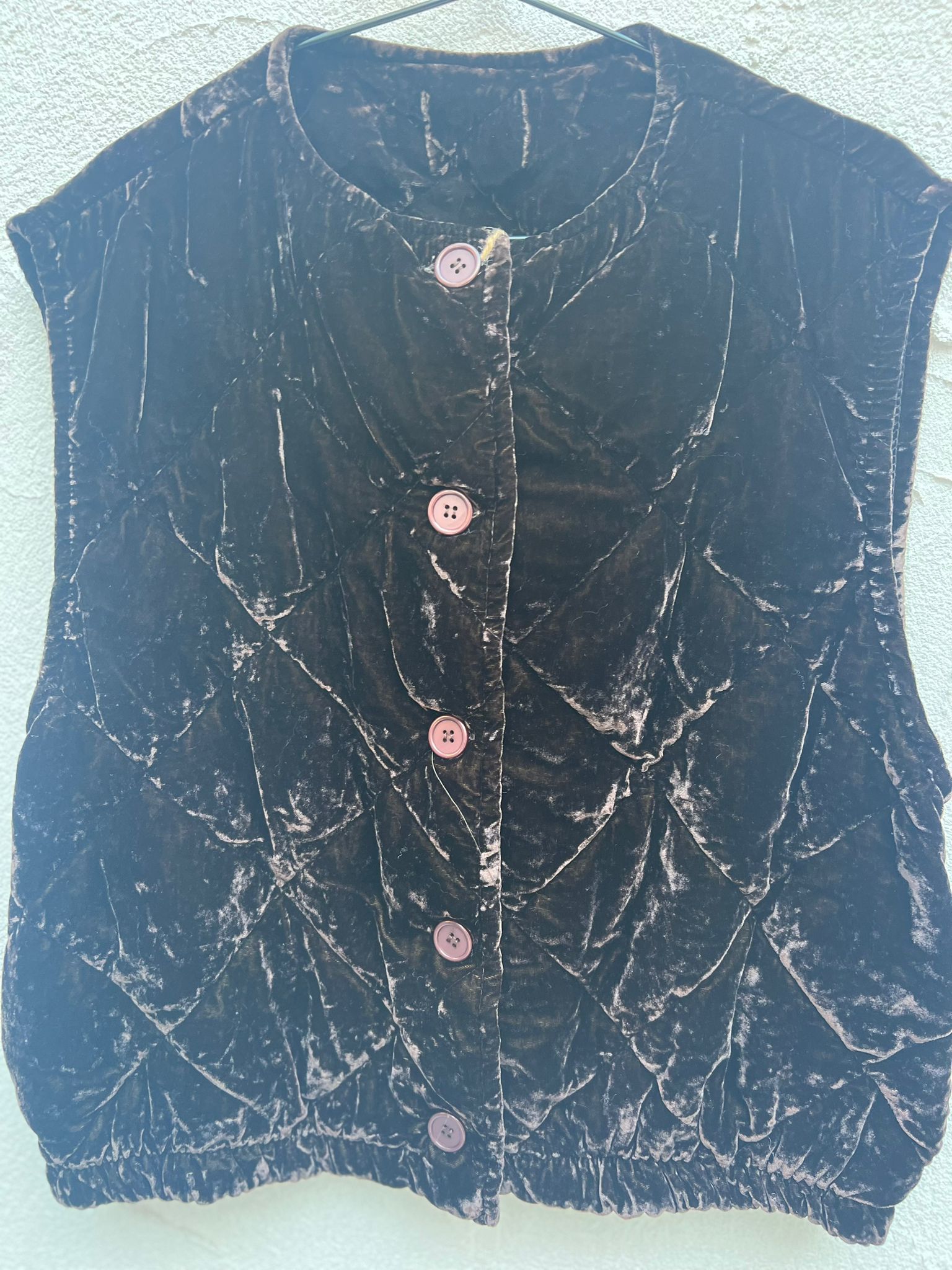 VESTE GILET - BROWN - 81708