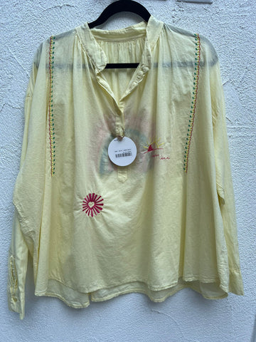 CHEMISE/TUNIQUE - YELLOW - 19567B