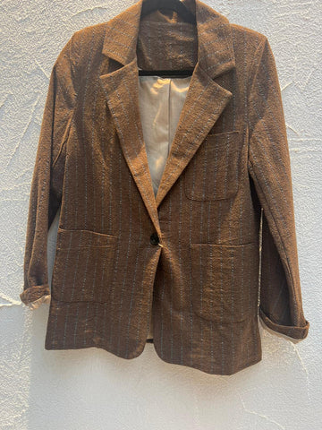 VESTE GILET - BROWN - 2000111-81030