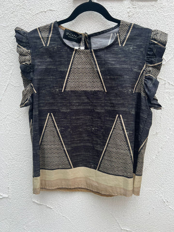 BLOUSE BLACK 39C1-A9555 TU NEGRO
