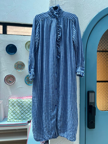 ROBE/DRESS - BLUE & WHITE - 83194