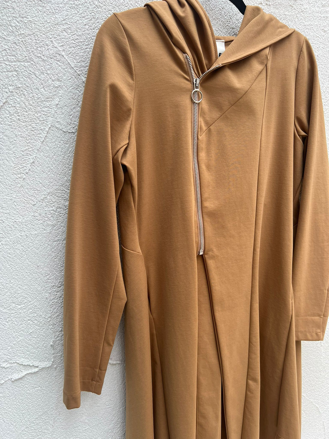 CAMEL- FLARED JACKET WITH ROUND EDGE - 123206
