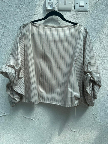 MAGLIA DONNA - WHITE & BLUE - 28126PNST