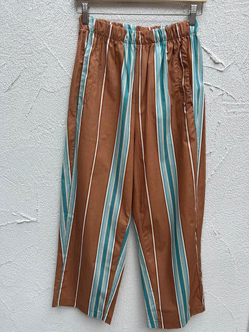 SKY BLUE & BROWN - H20244-FOL/S